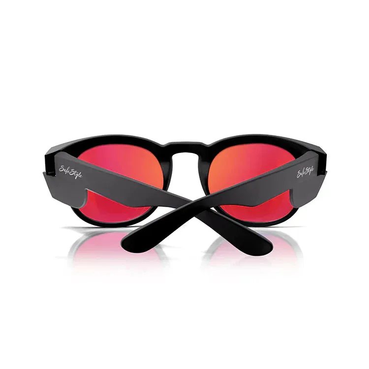 Safestyle Cruisers Matte Black Frame Mirror Red Polarised Lens (CRMBRP100)