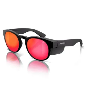 Safestyle Cruisers Matte Black Frame Mirror Red Polarised Lens (CRMBRP100)