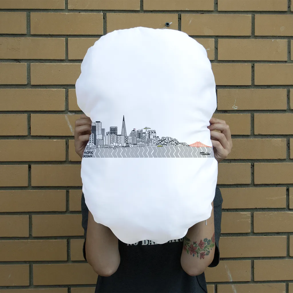 San Francisco Towel Giant Face Cushion