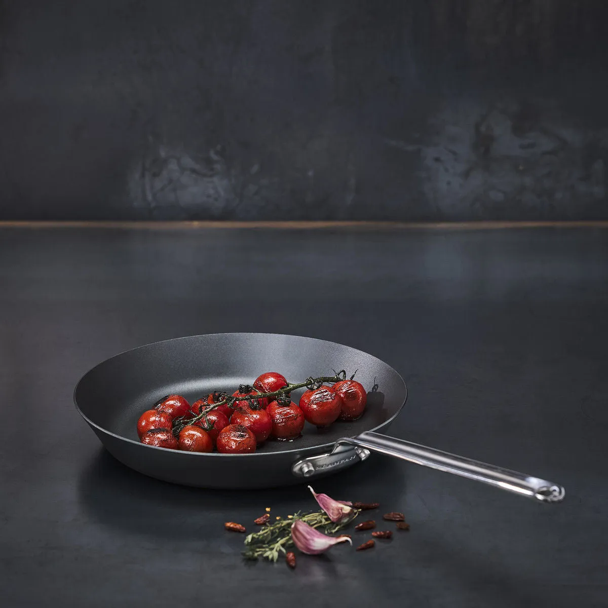 Scanpan Black Iron Carbon Steel Frypan 26cm