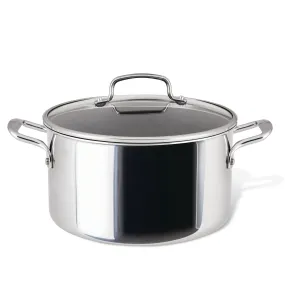 ScratchDefense Multi-Layer Stainless Steel Extreme Non-Stick Stockpot & Lid - 7.6L