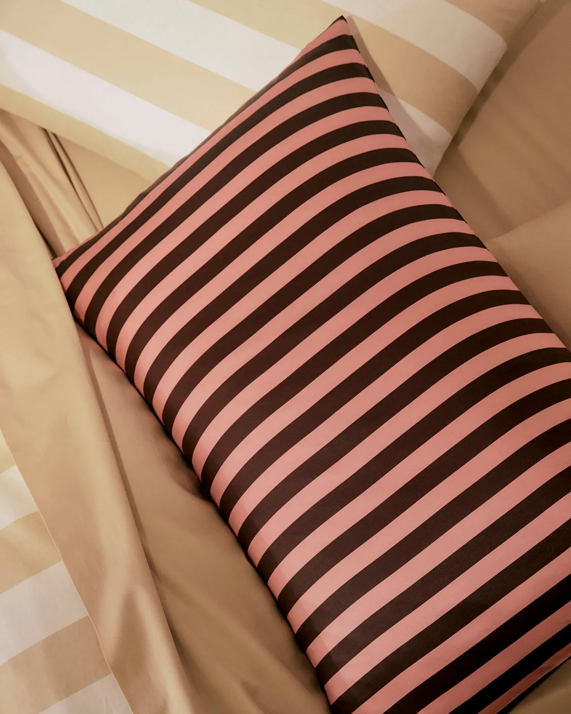 Silk Pillowcase - Rocky Road Stripes