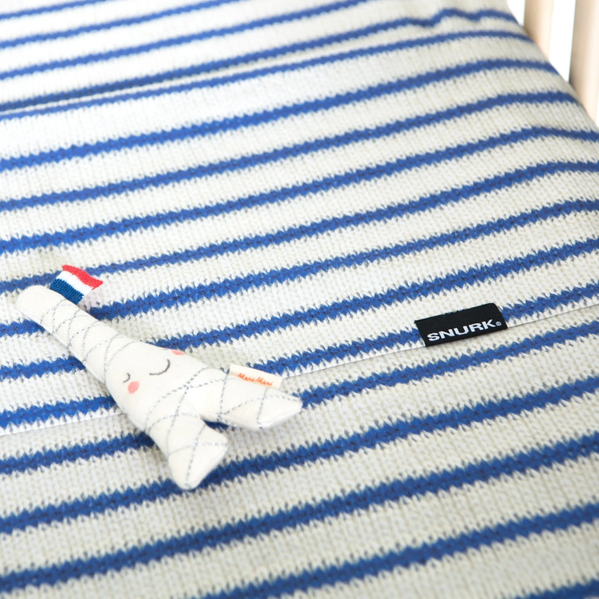 SNURK Baby sheet Breton Blue