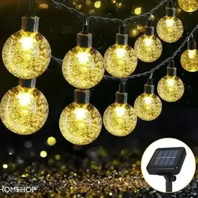 Solar String Home Decor Lights Waterproof LED Hanging Lights for Home, Garden and Outdoor ( Renewed )