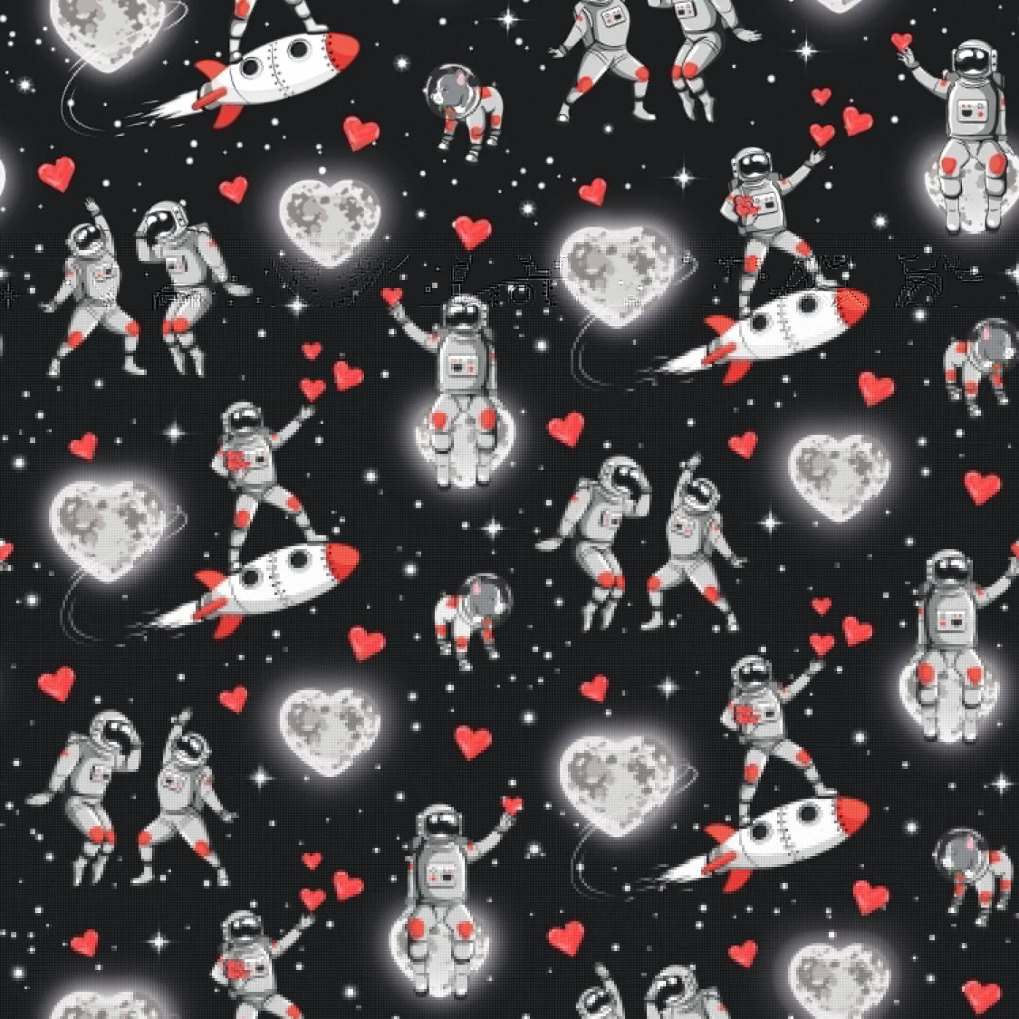 Space Hearts 2-Pack Toddler Pillow Case