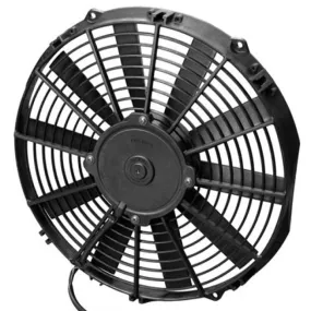 SPAL 12.00" Inch Electric Fan Pusher Style Low Profile 861 CFM 10 Straight Style Blades - 30100384