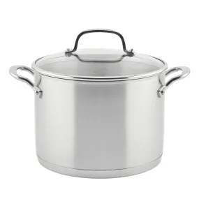 Stainless Steel 3-Ply Base 8-Quart Stockpot with Lid