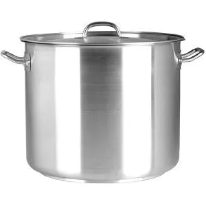 Stockpot-Stainless Steel 10.75Lt 240X240mm W/Lid