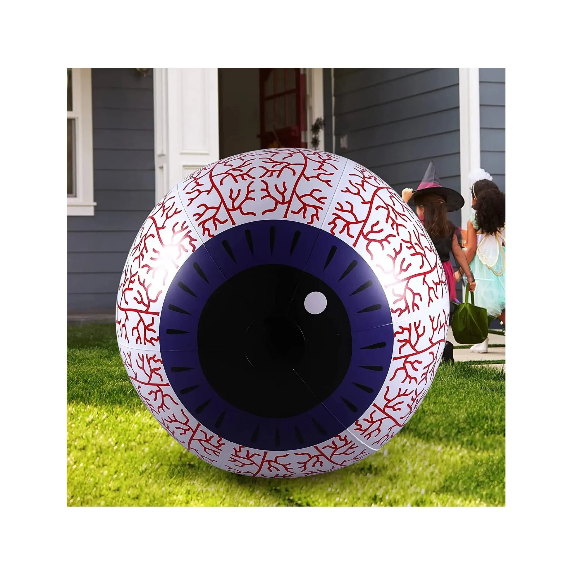 STYYIJ Inflatable Halloween Decorations | Built-in LED Rotating Lights Eyeballs