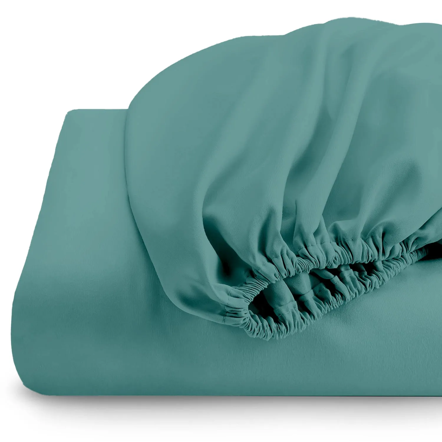 Super Soft Fitted sheet 200x200 30cm - Teal