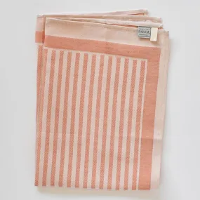 Tessitura Pardi Iris Stripe Orange kitchen towel