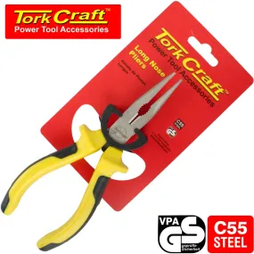 TORK CRAFT PLIER LONG NOSE 160MM TC535160