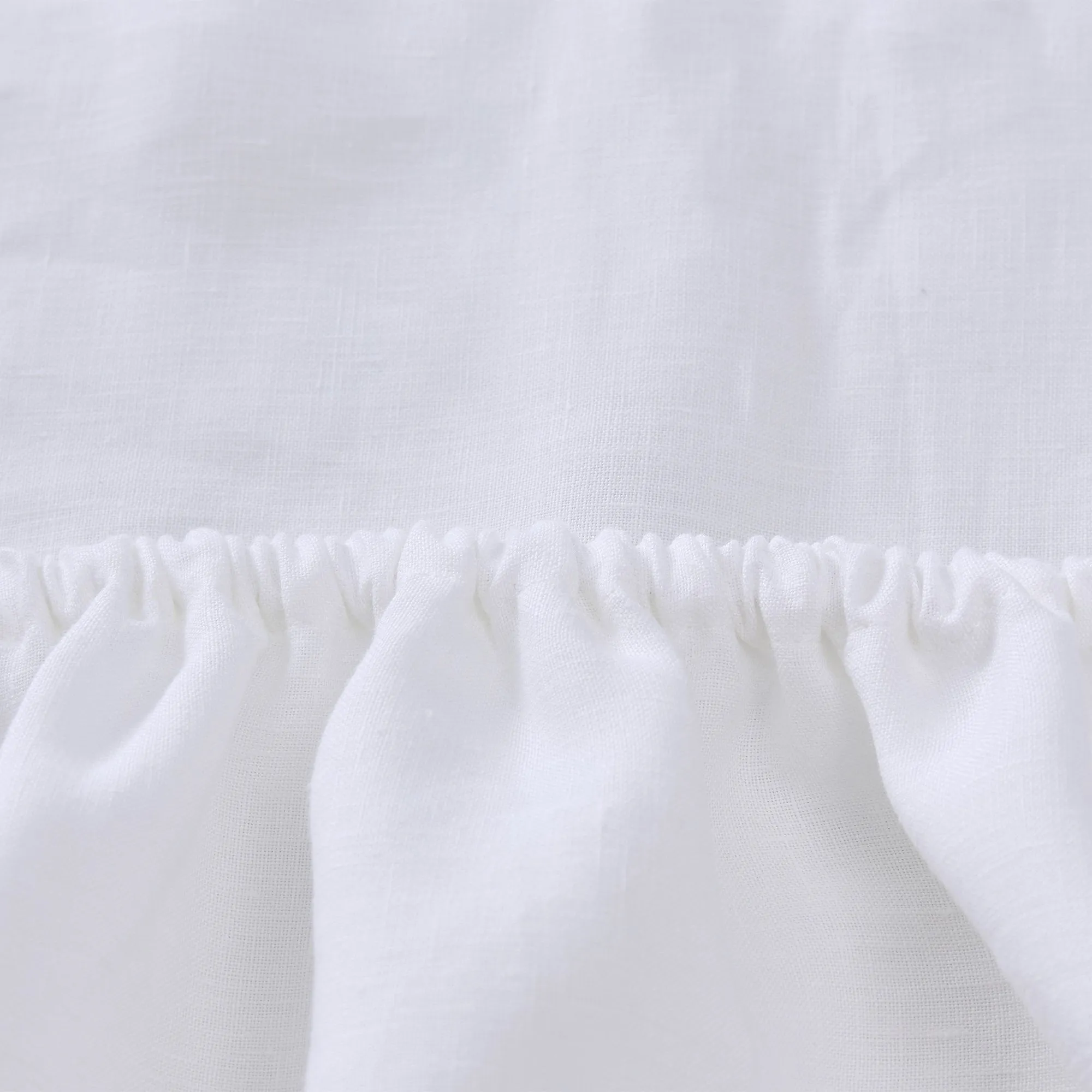 Toulon Mattress Topper Fitted Sheet [White]