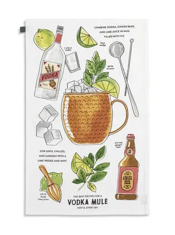 Towel Kitchen /Stick Stir 17x28" Moscow Mule 80284