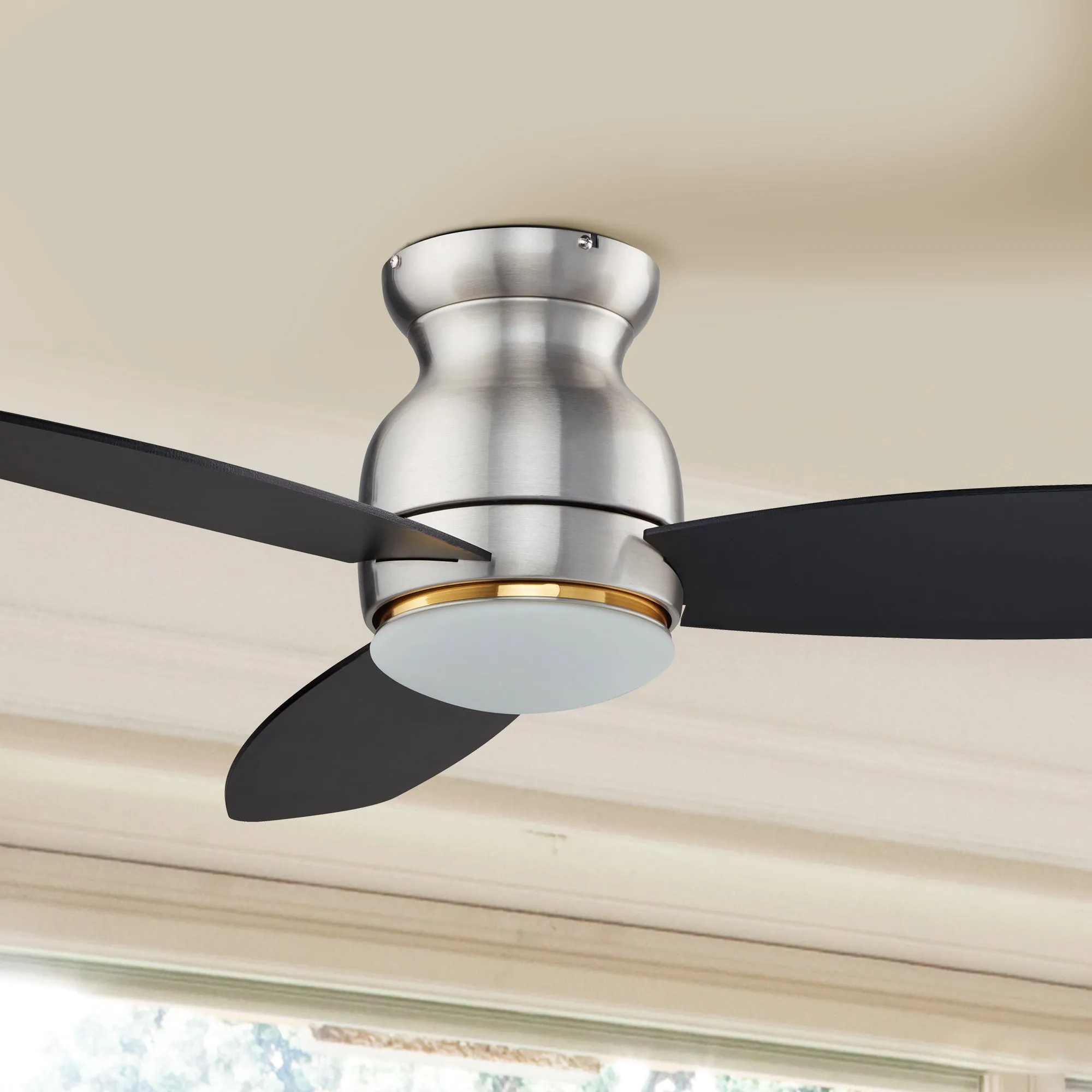 Trendsetter Low Profile Outdoor Smart Fan with LED Light Remote 52”