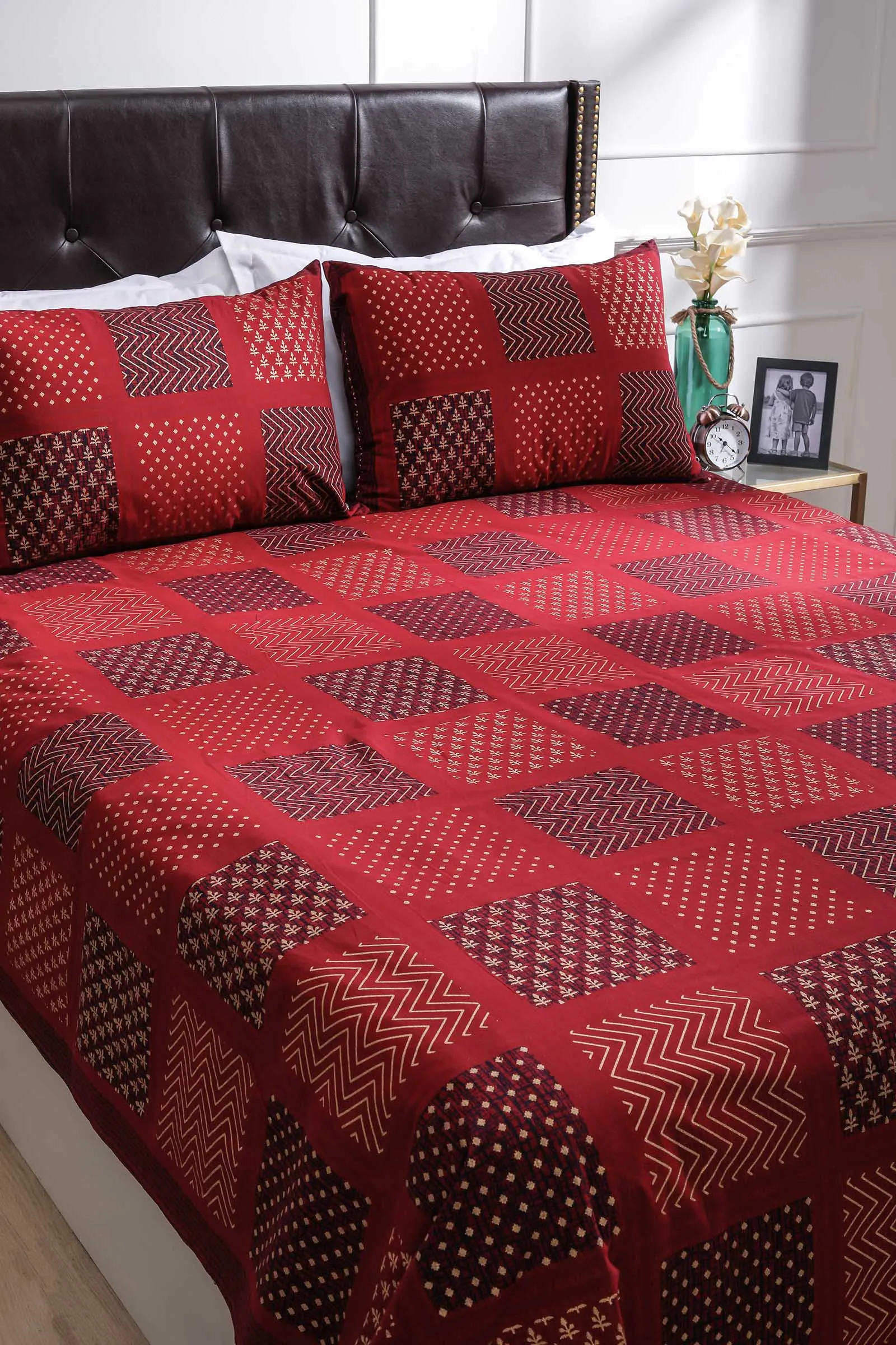 Utsav Patch Cotton Bedsheet