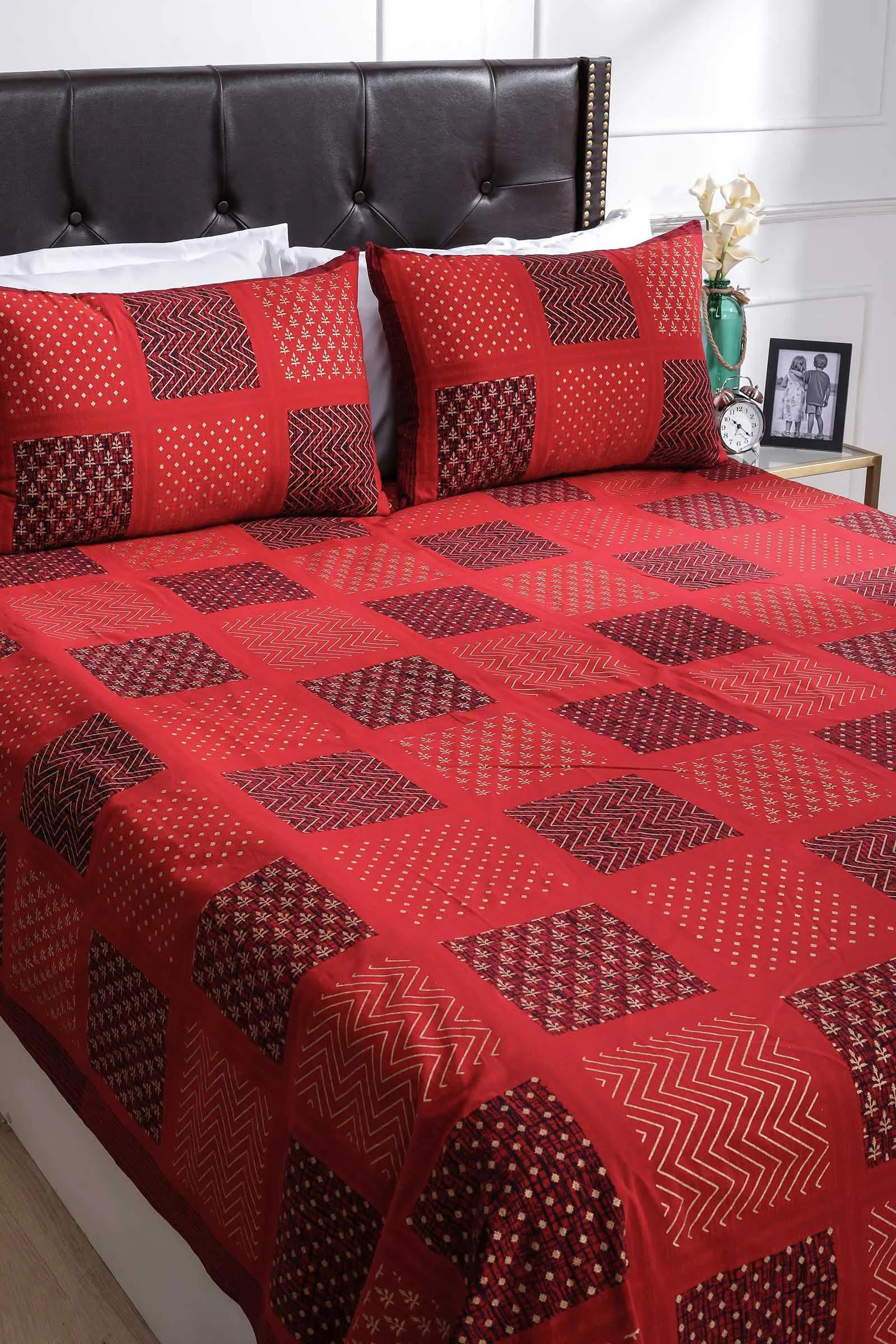 Utsav Patch Cotton Bedsheet