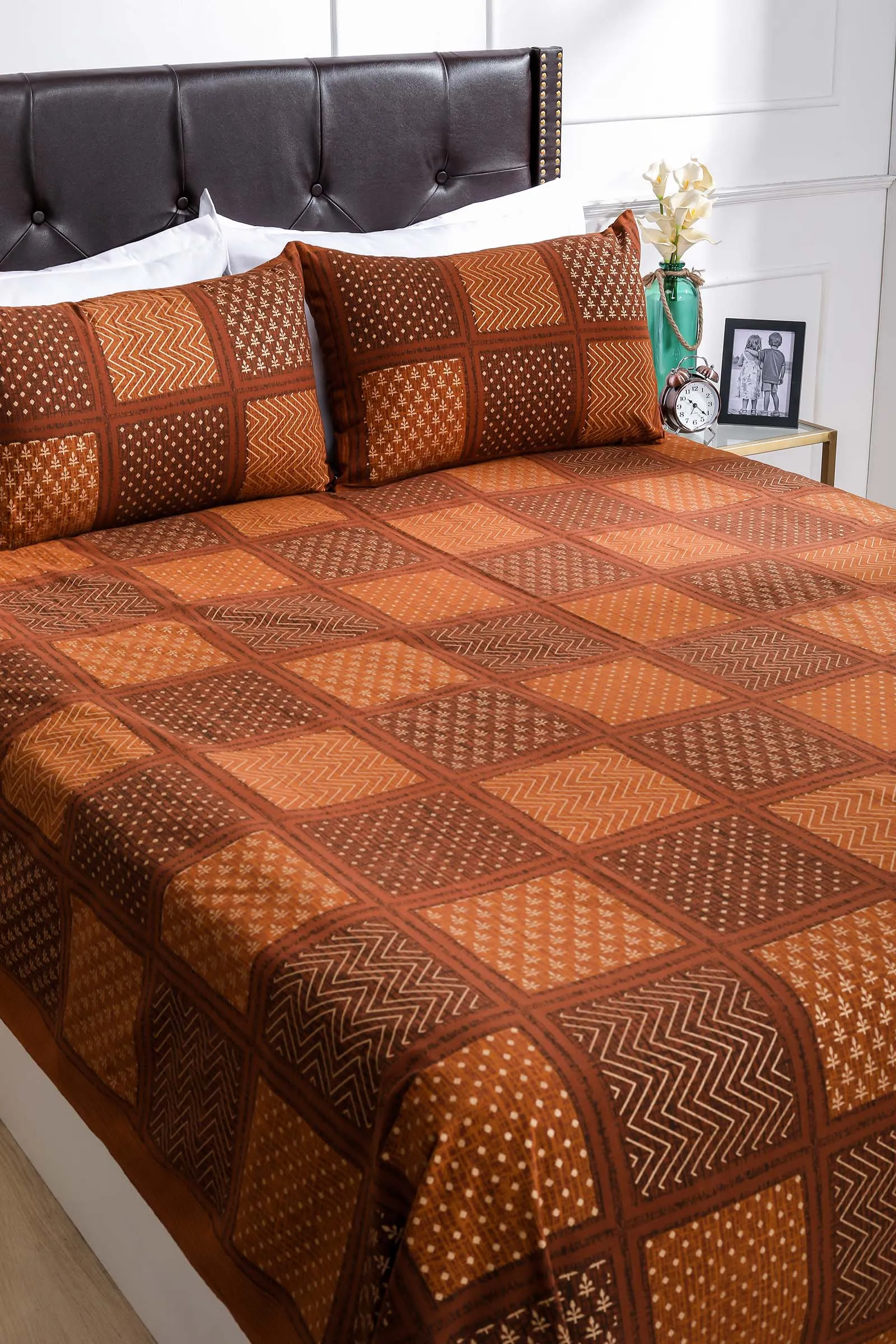 Utsav Patch Cotton Bedsheet