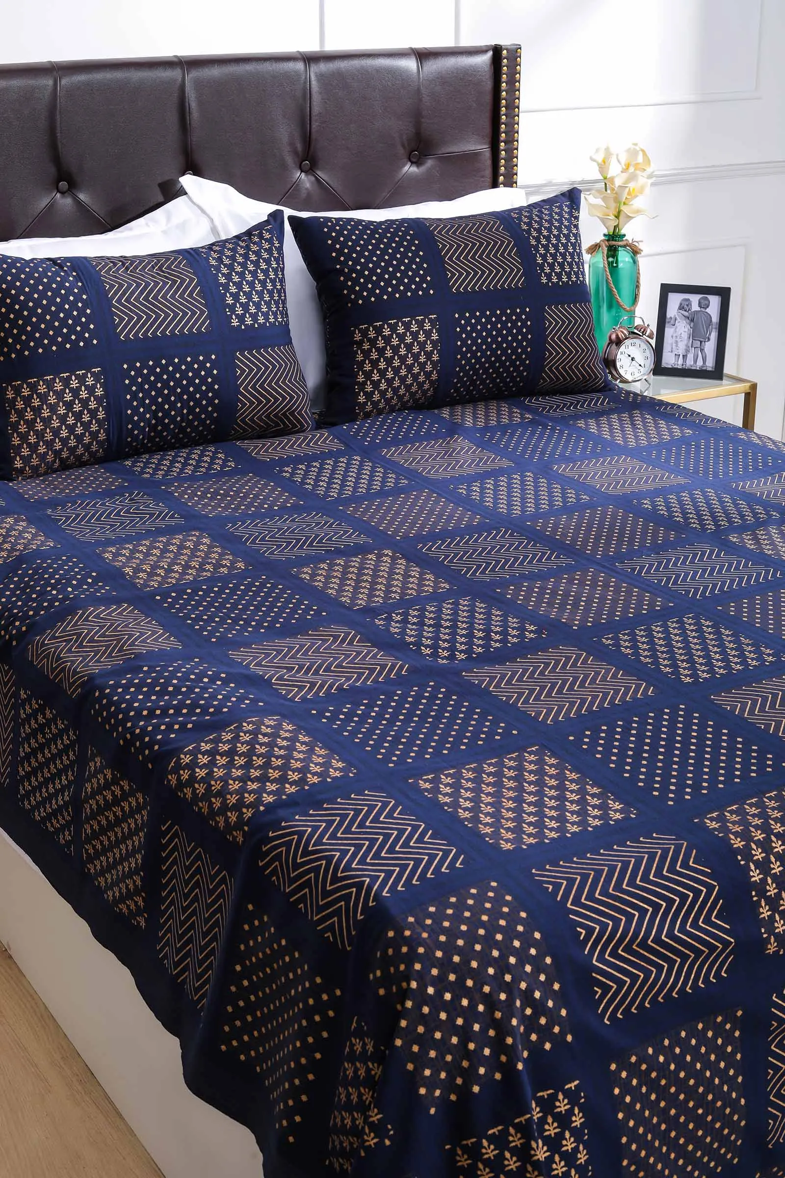 Utsav Patch Cotton Bedsheet