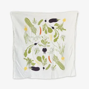 Veggie Garden Tea Towel