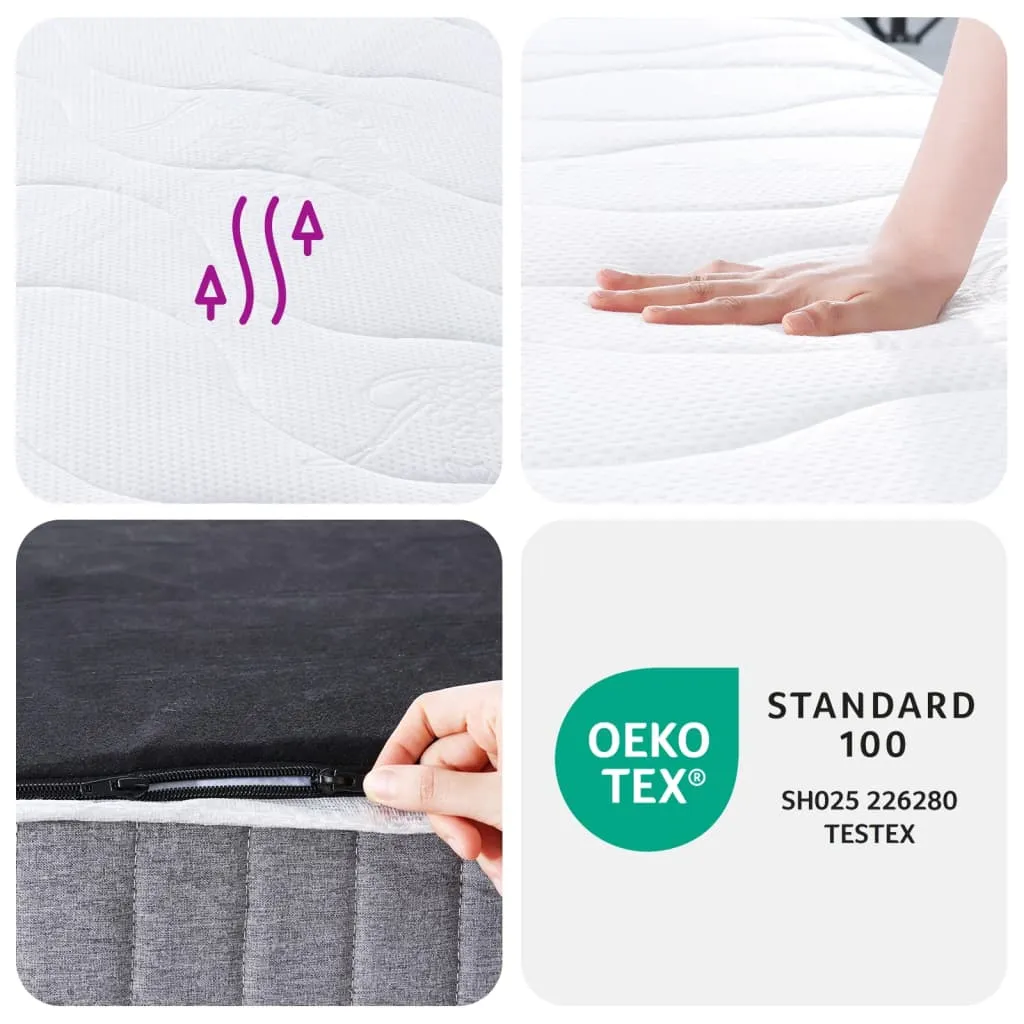 vidaXL Pocket Spring Mattress Medium 70x200 cm