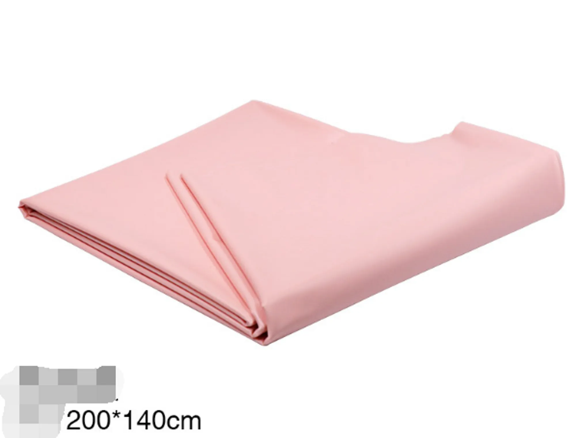 Waterproof Bed Sheet 200 x 140cm Black or Pink PVC