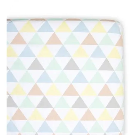 Weegoamigo Fitted Cot Sheet - Tri Metric