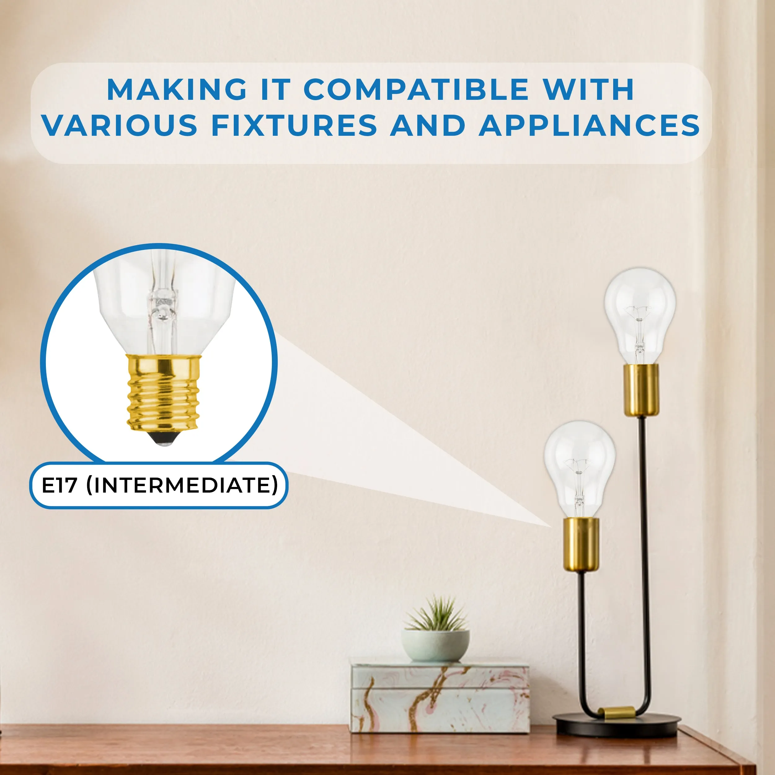 Westinghouse 0393600 40 Watt Incandescent A15 Clear - 2700 Kelvin - Warm White - 350 Lumens - E17-Intermediate Base - 120 Volt - Card - 2-Pack