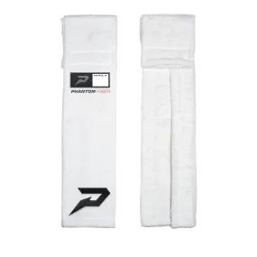 White 'Phantom Fiber' QB Extra Long Towel by Phenom Elite