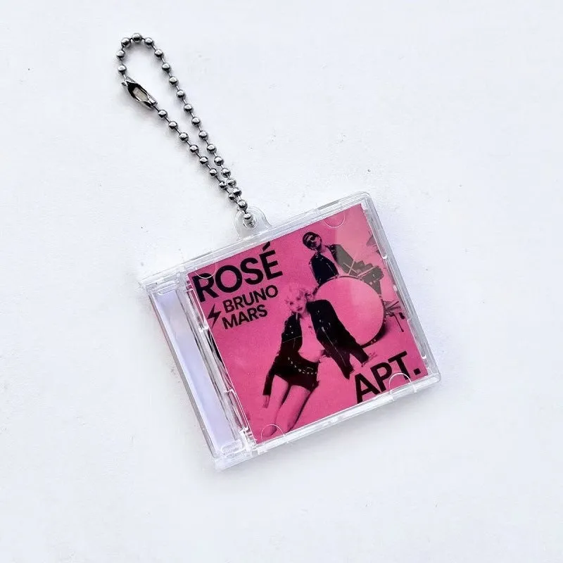 Wholesale Acrylic nfc keychain vinyl CD box star album concert fans should aid pendant diy