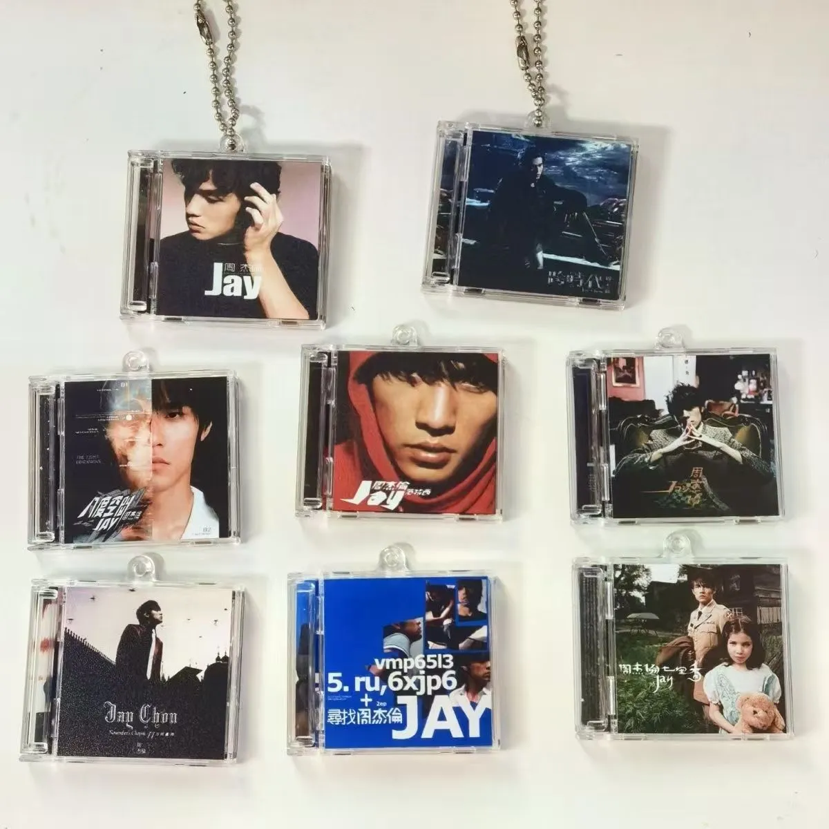 Wholesale Acrylic nfc keychain vinyl CD box star album concert fans should aid pendant diy