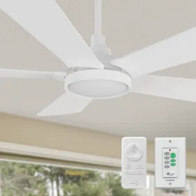 Wilkes Ⅱ Outdoor Smart Ceiling Fan with LED Light and Remote 52"