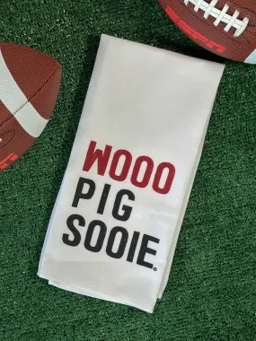 Wooo Pig Sooie Tea Towel