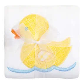 Yellow Duck Burp Cloth